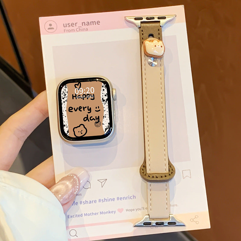 Watch Strap Autumnwinter Double pin S10 Leather style