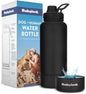 Dog Mom Water Bottle 32oz Insulated Stainless Steel with Dog Bowl Travel