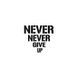 Never Never Give Up - Paperback