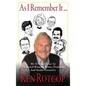 As I Remember It (hardback): My 50 Year Career As An Award Winning Writer, Producer, And Studio Executive - Hardcover