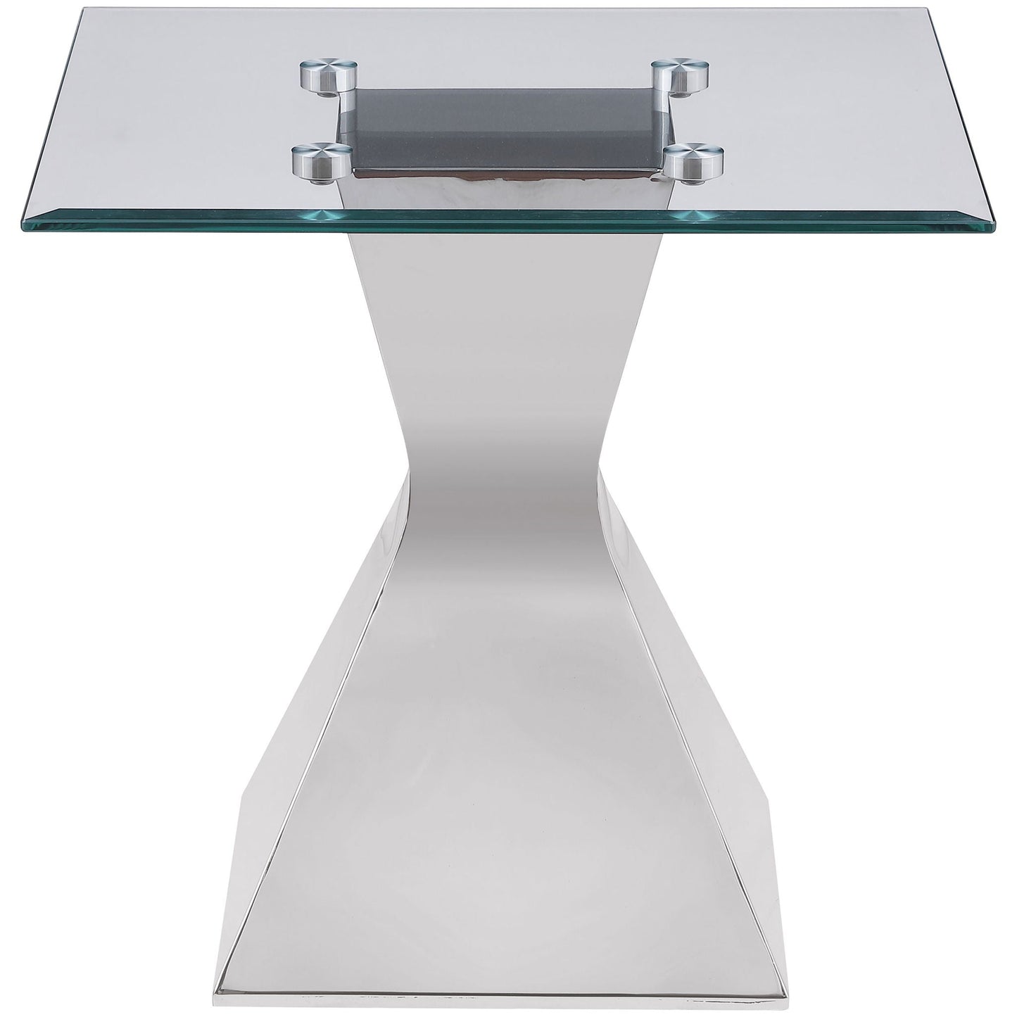 Jenny 3-piece Rectangular Coffee and End Table Set Chrome