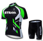 Jersey Sets Red Bicycle Short Sleeve Cycling Clothing Bike Cycling Jersey Bib Shorts