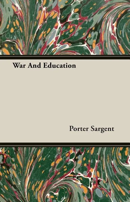 War And Education - Paperback