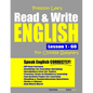 Preston Lee's Read & Write English Lesson 1 - 60 For Chinese Speakers - Paperback