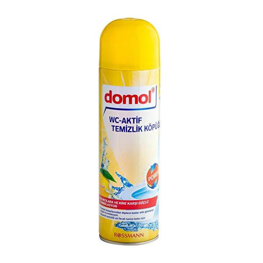 Domol Toilet Cleaning Foam - Effective Lemon Scented Cleaner with German Technology