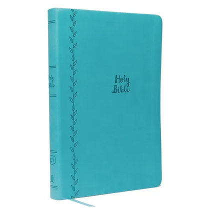 KJV, Value Thinline Bible, Compact, Imitation Leather, Blue, Red Letter Edition - Imitation Leather