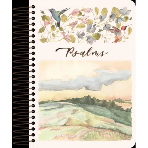 ESV Scripture Journal, Spiral-Bound Edition: Psalms (Artwork by Ruth Chou Simons) (Paperback) - Paperback