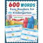 600 Words Easy Readers for Kindergarten Books Sentences & Card Games English Norwegian Set 2: Smart Guided Reading Level for Preschool, Pre-K and kind - Paperback