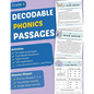 Decodable Phonics Passages Grade 1: Improve Reading and Comprehension Skills for Kids, Decodable Texts and Dyslexia Activities With Phonics and Sounds - Paperback