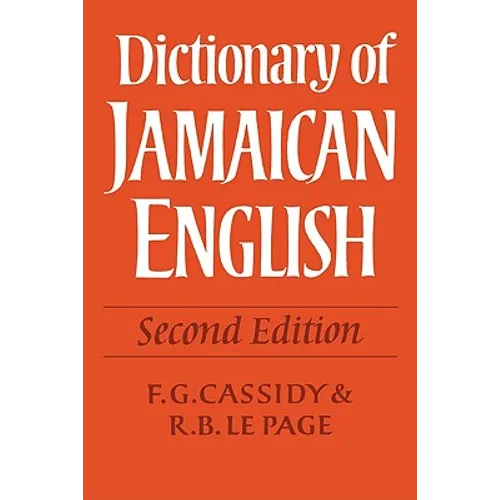 Dictionary of Jamaican English - Paperback