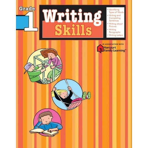 Writing Skills: Grade 1 (Flash Kids Harcourt Family Learning) - Paperback