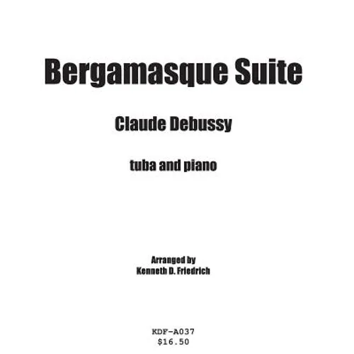 Bergamasque Suite - tuba and piano - Paperback