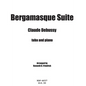 Bergamasque Suite - tuba and piano - Paperback