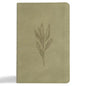 CSB Thinline Bible, Digital Study Edition, Sage Suedesoft Leathertouch - Imitation Leather