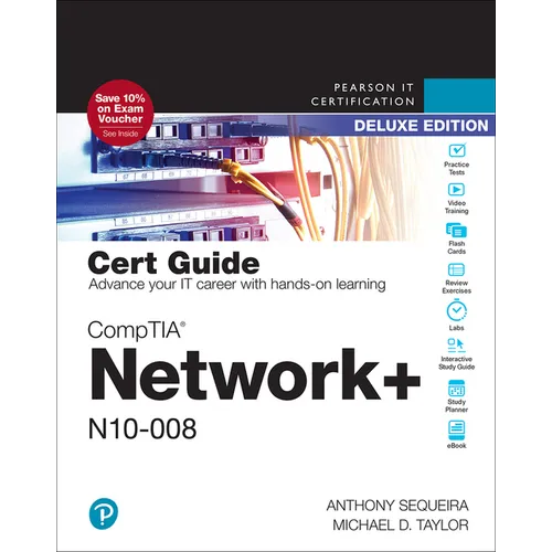 Comptia Network+ N10-008 Cert Guide, Deluxe Edition - Paperback