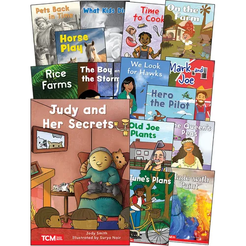 Decodable Books Grade 1 Set 2: 15-Book Set - Hardcover