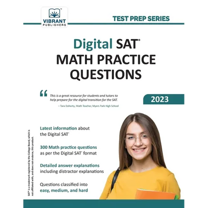 Digital SAT Math Practice Questions - Paperback