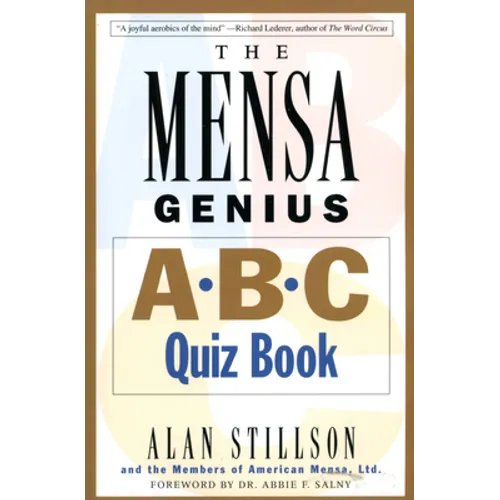 Mensa Genius A-B-C Quiz Book - Paperback