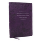 Peace of God Bible: Discover and Experience God's Shalom Throughout the Bible (Nkjv, Purple Leathersoft, Red Letter, Comfort Print) - Imitation Leather
