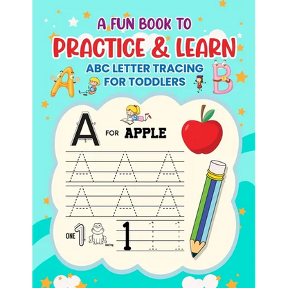A Fun Book to Practice & Learn ABC Letter Tracing for Toddlers - Paperback