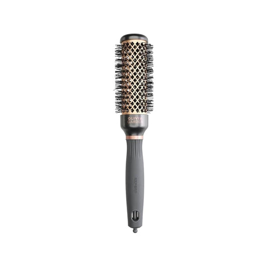 Olivia Garden Expert Blowout Heat Nylgard Bristle Hair Brush - 35mm Professional Blow-Drying Tool for Salon-Quality Results