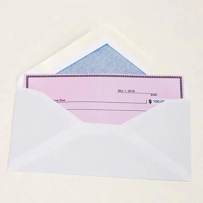 #6 3/4 Security Envelope w/ Gummed Closure (80/Pack)