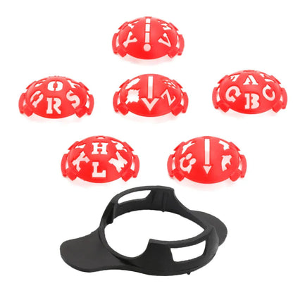 6 in 1 Golf Ball Line Liner Marker Template Drawing Alignment Marks Sign Tool