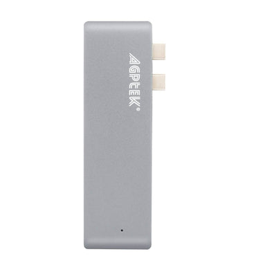 6-in-1 Type-C USB-C Hub Adapter Dual USB 3.0 Port Thunderbolt 3