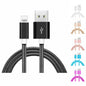6-Pack: 10-Foot Braided Heavy-Duty Lightning Cables for Apple Devices