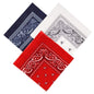 6-Pack: Bandanas - Navy, White & Red