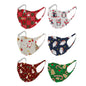 6-Pack: Fun Designed Holiday Themed Reusable Face Masks