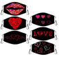 6-Pack: Valentines Fun Super Soft Reusable Non-Medical Face Masks