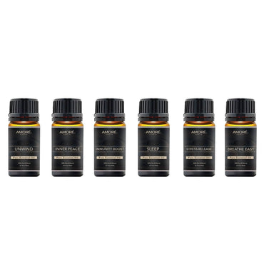 6-Pack: Well-Being Yoga Aromatherapy Essential Oil Gift Set