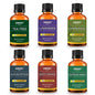 6-Piece: Aromatherapy Therapeutic Grade Essential Oils Gift Set