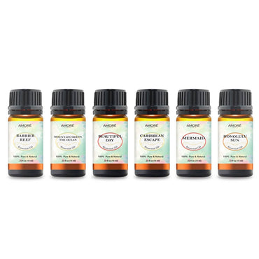 6-Piece: Island Gateway Pure Aromatherapy Essential Oil Set