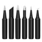 6-Piece Set: 900M-T Series Soldering Iron Tips