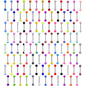 UV Acrylic Ball Steel Barbell Tongue Ring Set of 100