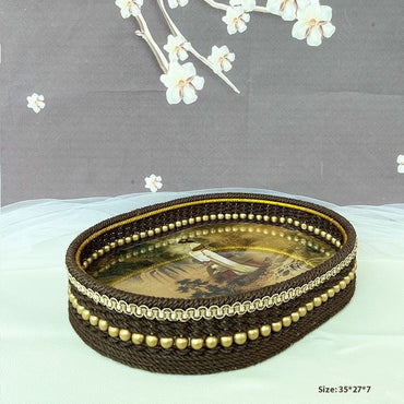 Handmade Hemp Rope Tea Tray
