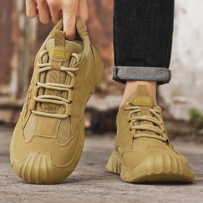 Men's Labor Safety Shoes, Autumn Trendy Casual Shoes, Lightweight Versatile Sneakers, Low-top Work Sports Shoes