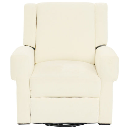 Manual Recliner Chair With Swivel Rocker Function, Dual Recline Angles