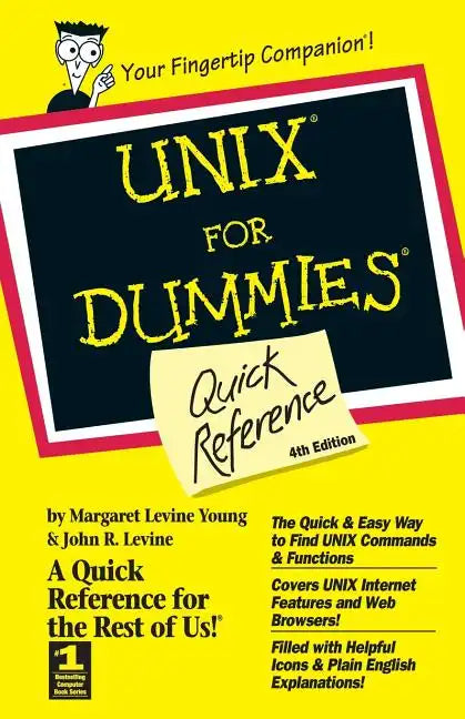 Unix for Dummies Quick Reference - Paperback