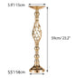 Table Candlesticks Gold Iron