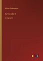 As You Like It: in large print - Paperback