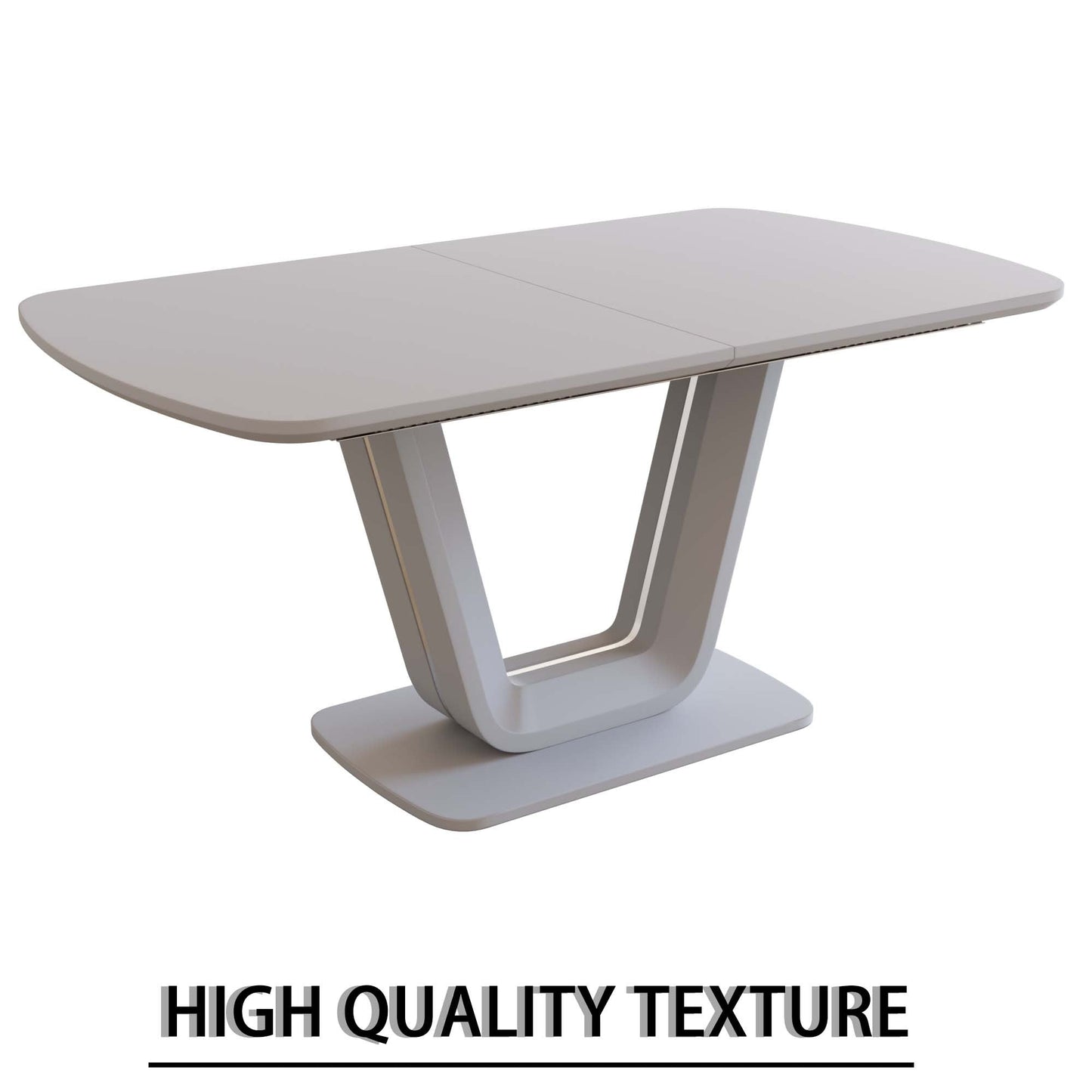62.99-78.74' expandable dining table set for 2-8 people, equipped with 4 PU