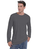 Dri-Tek Big&Tall Long Sleeve Moisture Wicking Athletic T-Shirt Iron Grey Size LT