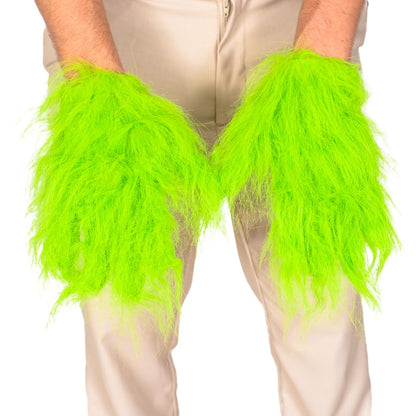 Halloween Costume Accessory Furry Gloves