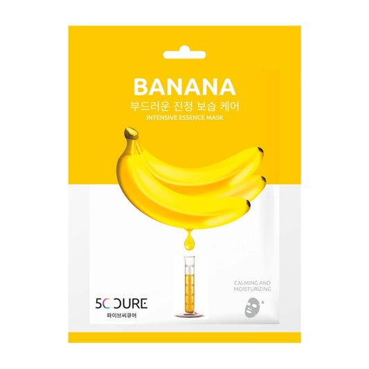 5C Cure Banana Korean Facial Mask 25ml - Deep Hydration