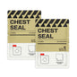 RHINO RESCUE Vented Chest Seal, 4 Vents, Sterile Emergency Trauma Dressing, Occlusive Adhesive Pad, IFAK Trauma Refill Medical First Aid Supplies for Wound Care, Gunshot Wound, Sucking Chest(2 Count)