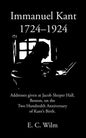 Immanuel Kant 1724-1924 - Paperback