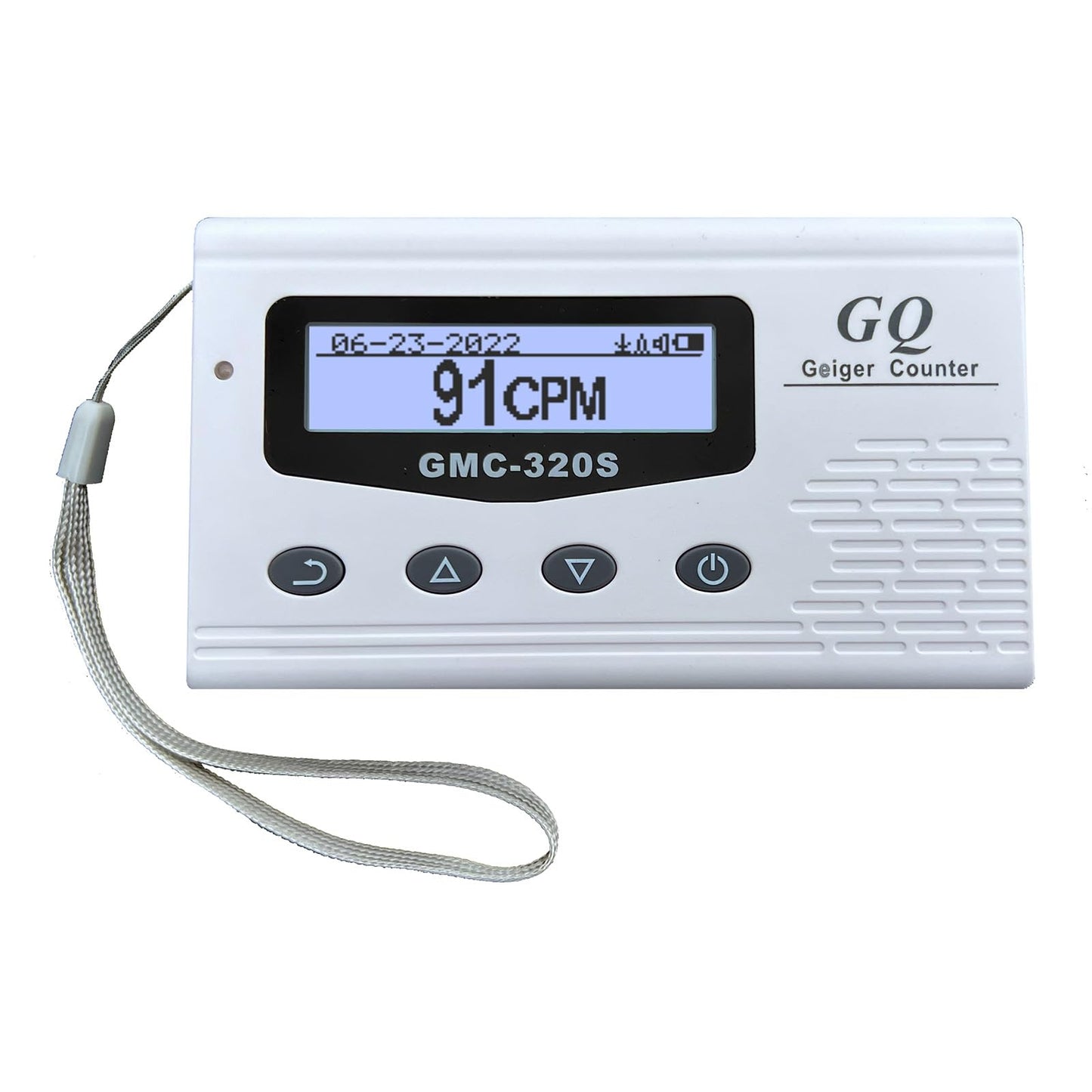 GQ 300 Series Geiger Counter Nuclear Radiation Detector Dosimeter for Beta, Gamma, X-Ray Portable Radiation Monitor with Real-Time Data Data Logging (GQ-300S)